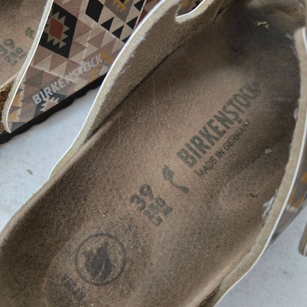 Birkenstock Florida Size 8 Fresh Vegan Ethno Mocha Birko-Flor Sandals - Picture 14 of 14